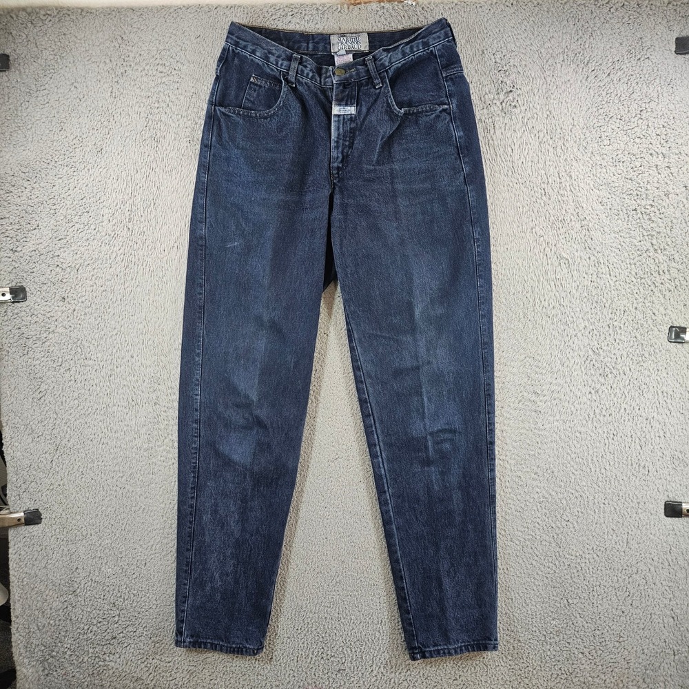 Marithe Francois Girbaud Vintage High Waisted Tapered Jeans Dark Wash 9/10 VTG